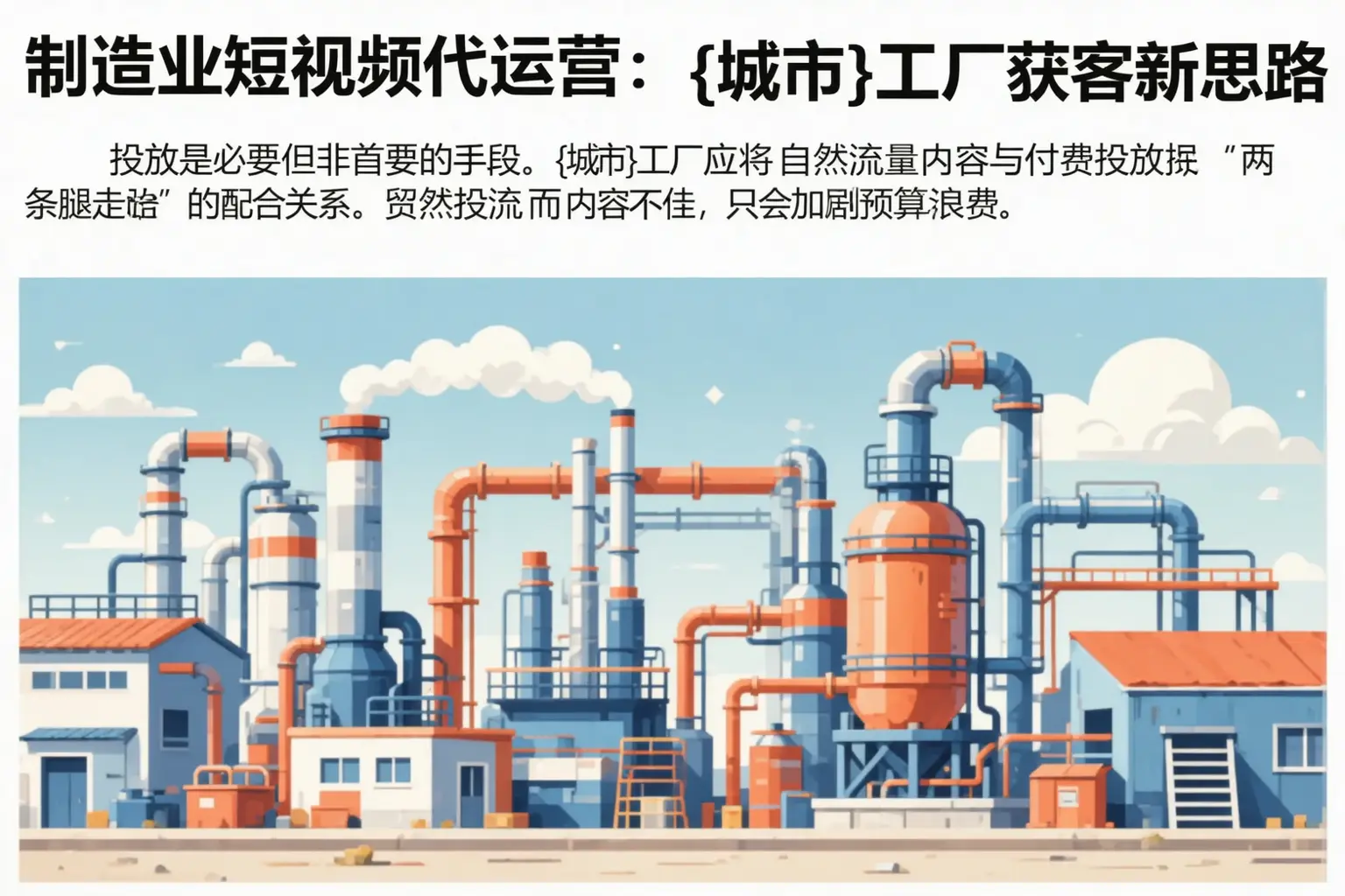 制造业短视频代运营:荔浦工厂获客新思路
